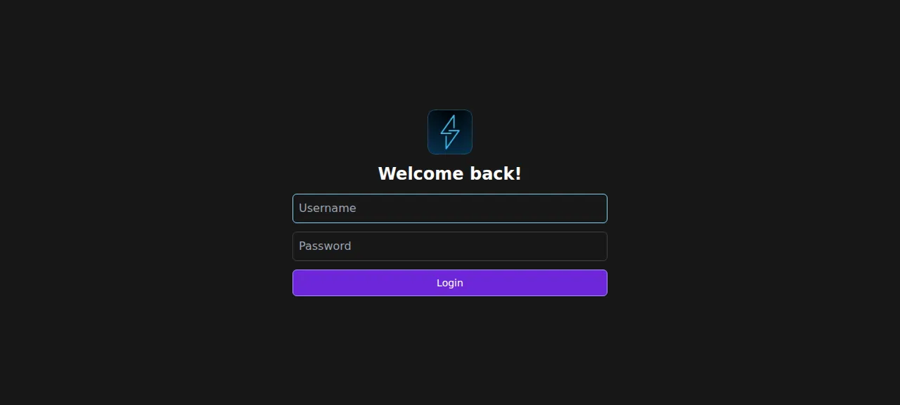The Linkwarden login page